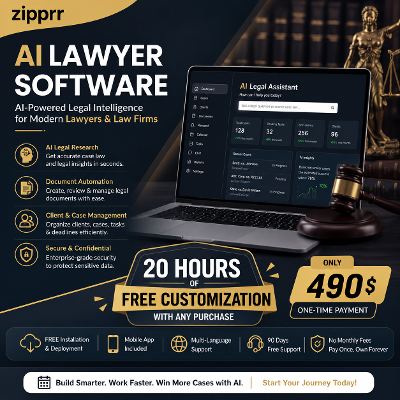 How Does Zipprr AI Lawyer Software Cut Admin Costs, $490?